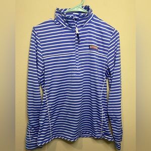 Vineyard Vines XS Quarter Zip Shep Shirt Blue
